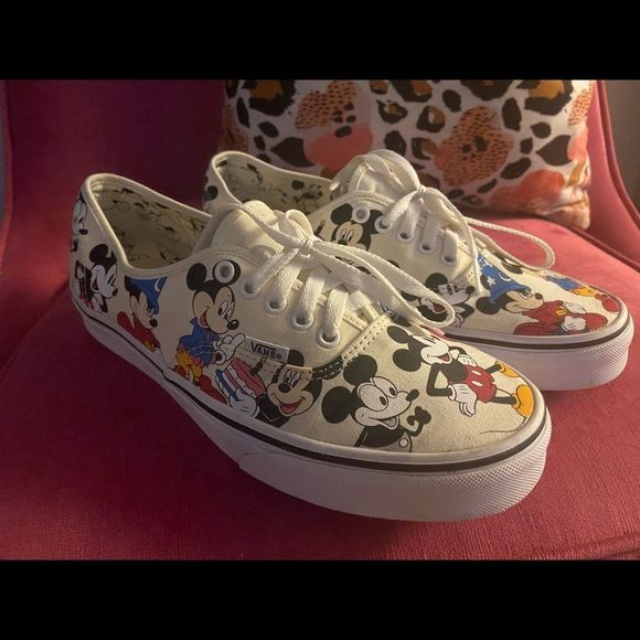Disney x Vans Authentic (MICKEY Mouse's 90th/True White - Picture 6 of 8